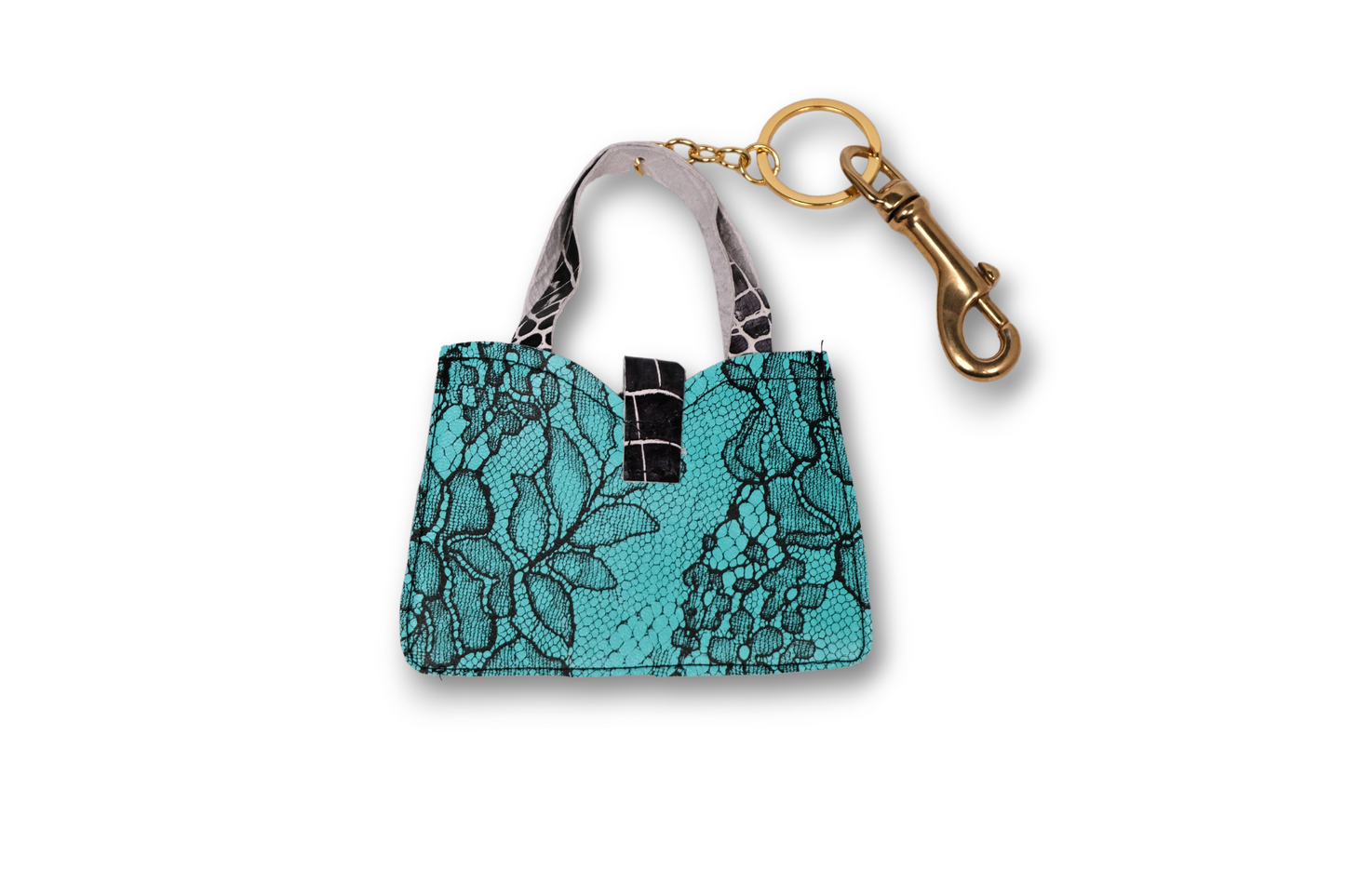 Bag Charm - Blue Lace